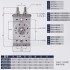 旋转摆动气缸MSQB-10A 20A 30R 50R 旋转180度可调节