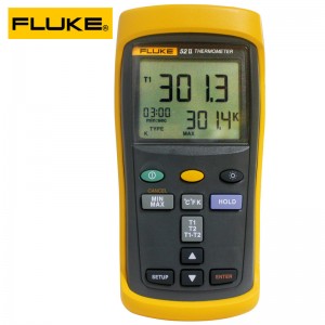 福禄克FLUKE F52II 接触式测温仪 F52-2手持双通道测温仪